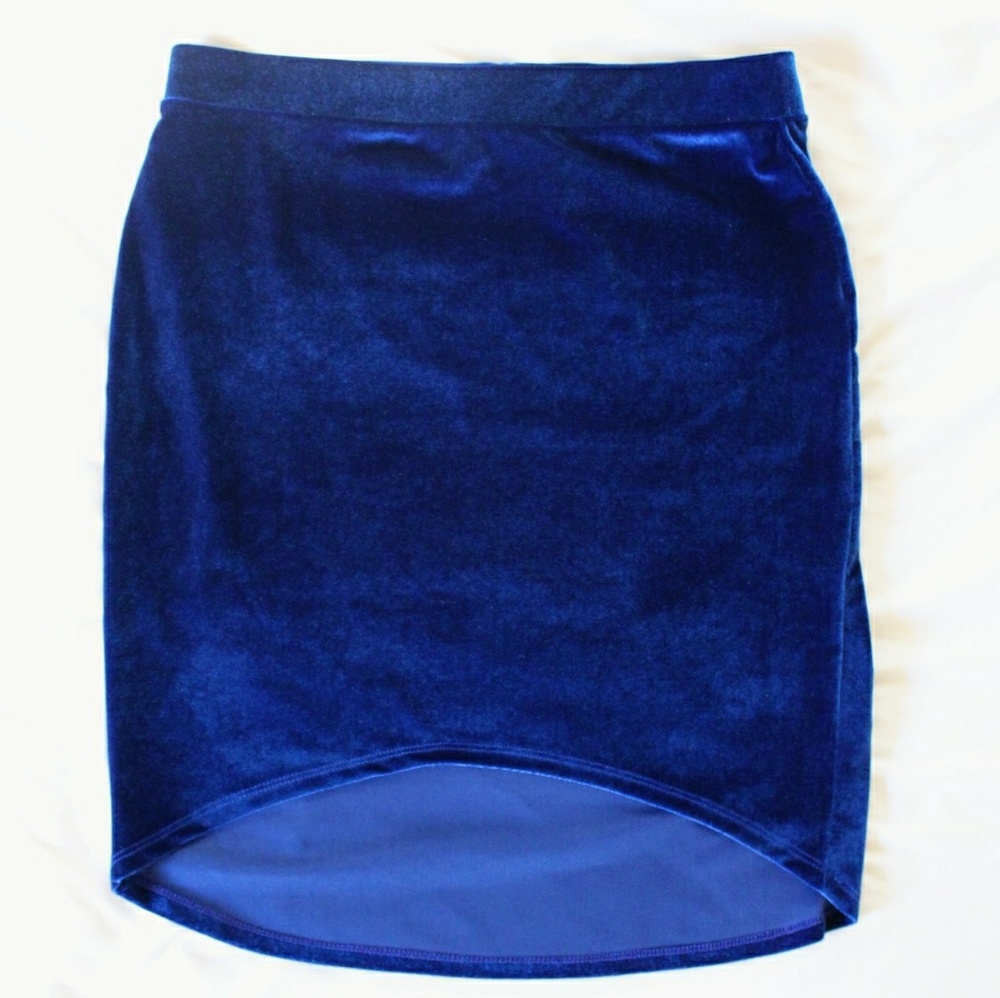 ASOS Velvet High-Low miniskirt- NWOT